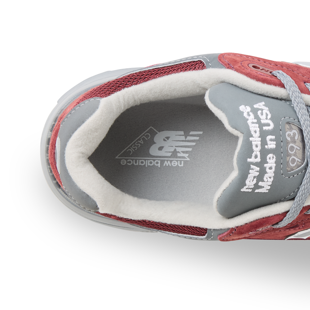 Buty unisex New Balance U993BU – bordowe
