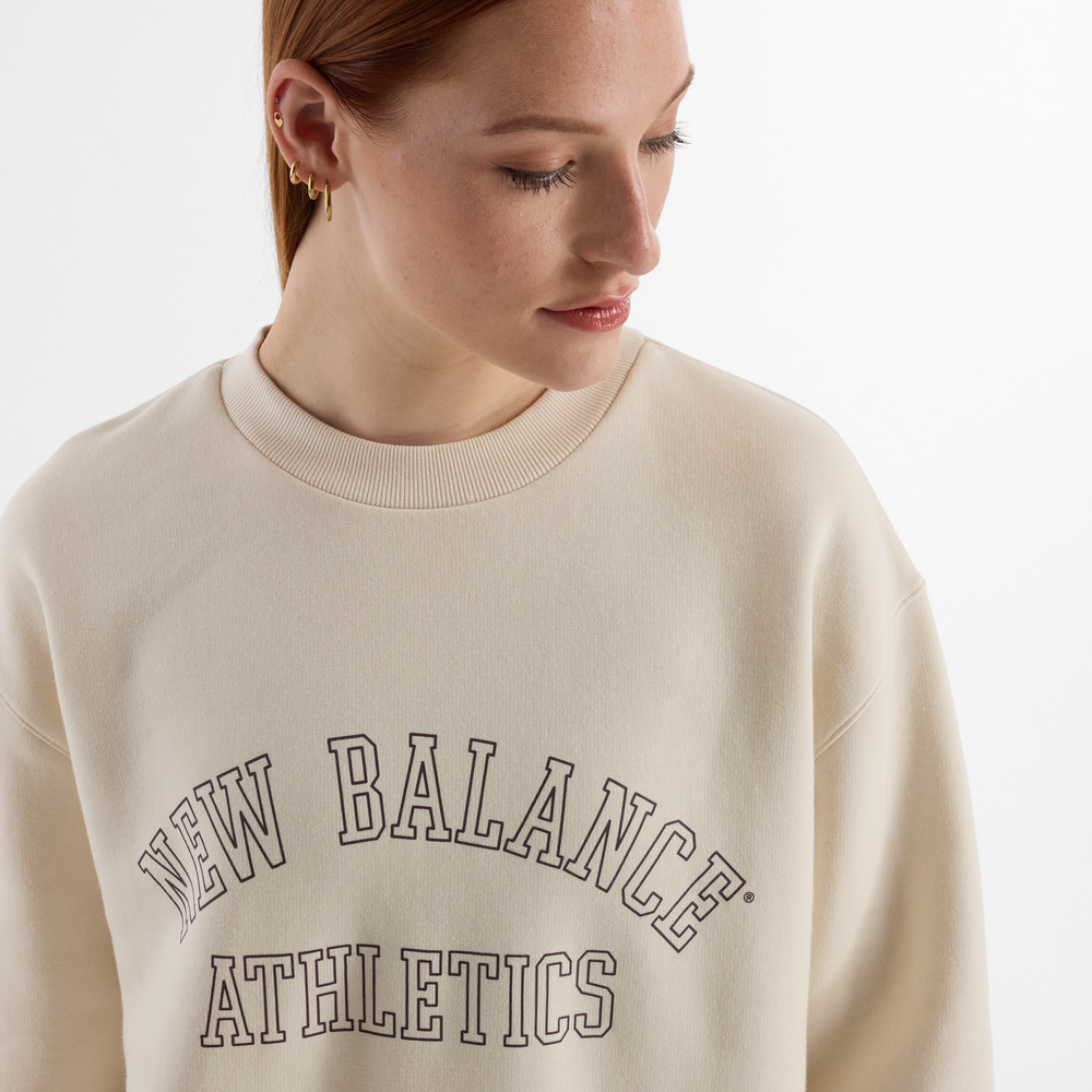 Bluza damska New Balance WT43516LIN – beżowa