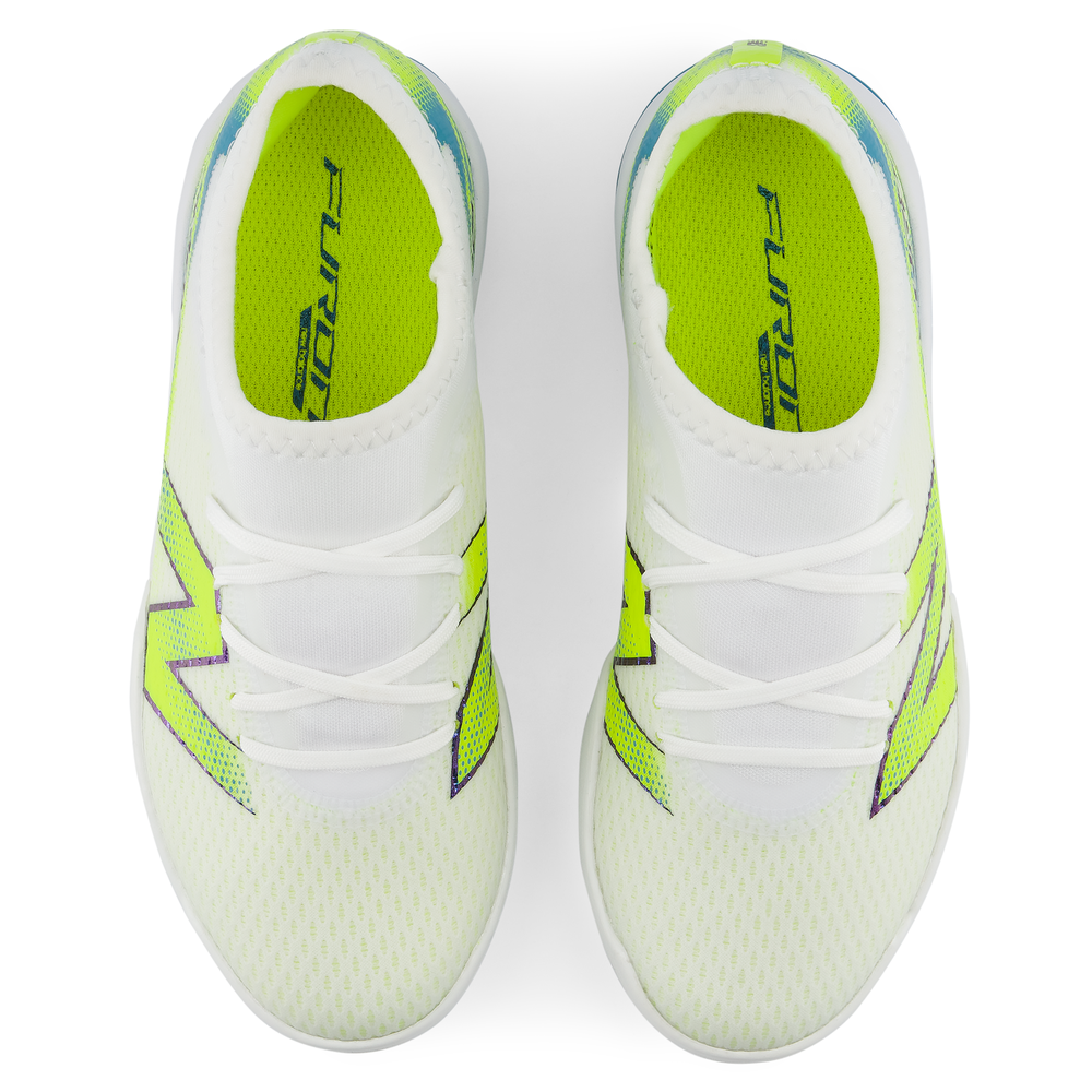 Turfy dziecięce New Balance FURON TEAM JNR TF V9 YF3T69A – białe