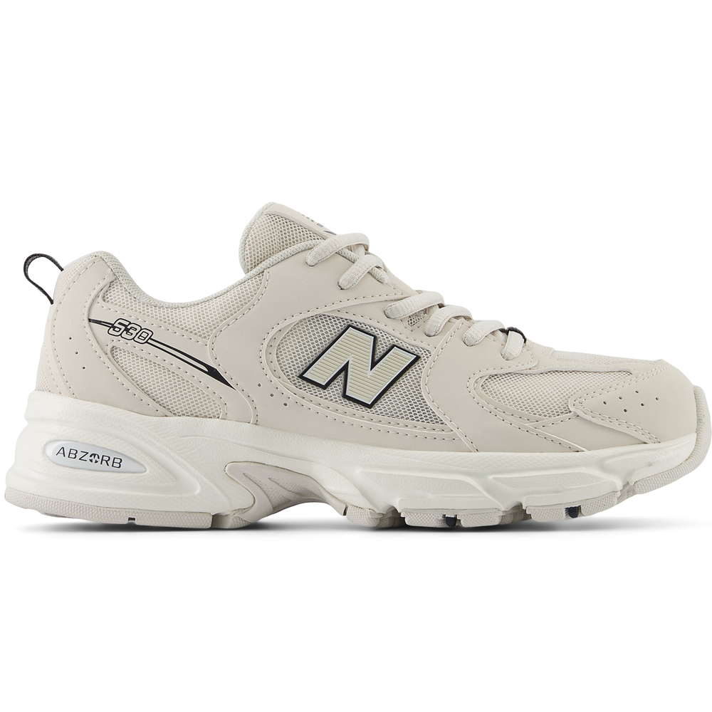 Buty dziecięce New Balance GR530SC1 – beżowe