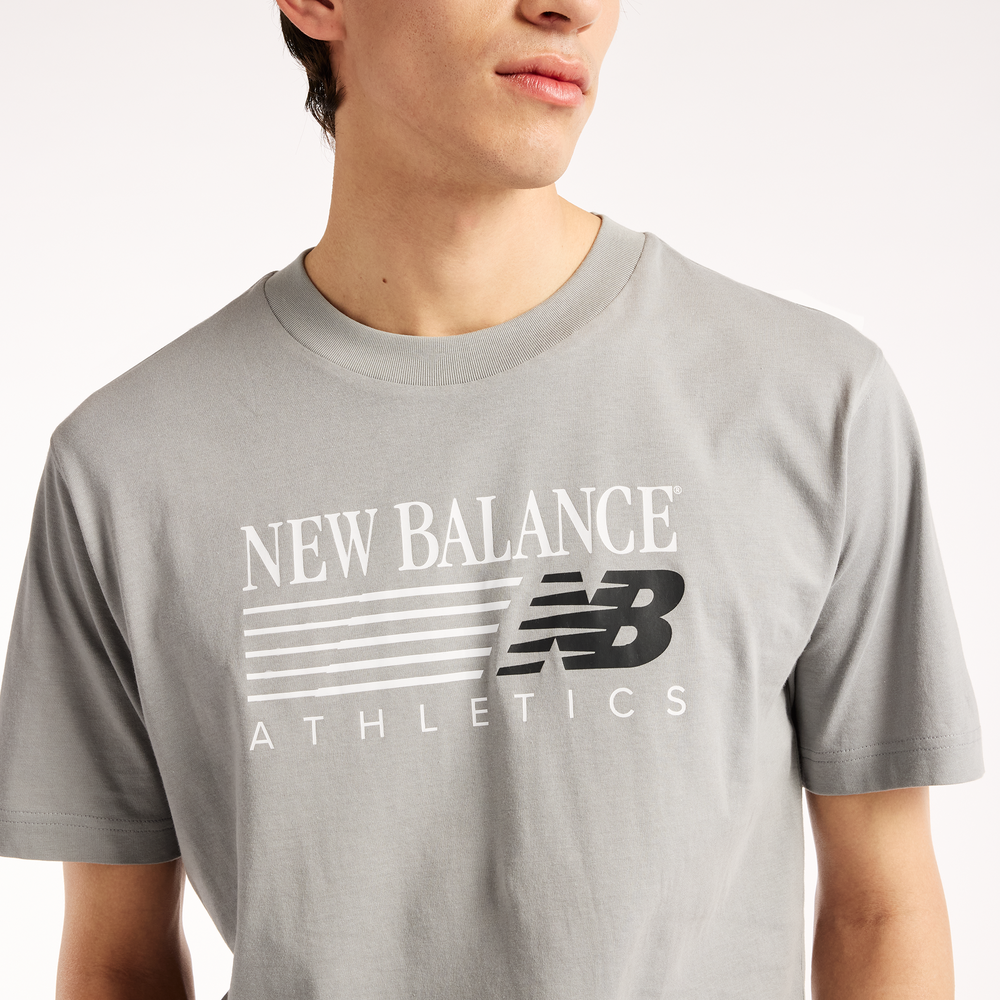 Koszulka męska New Balance Reimagined Graphic – szara