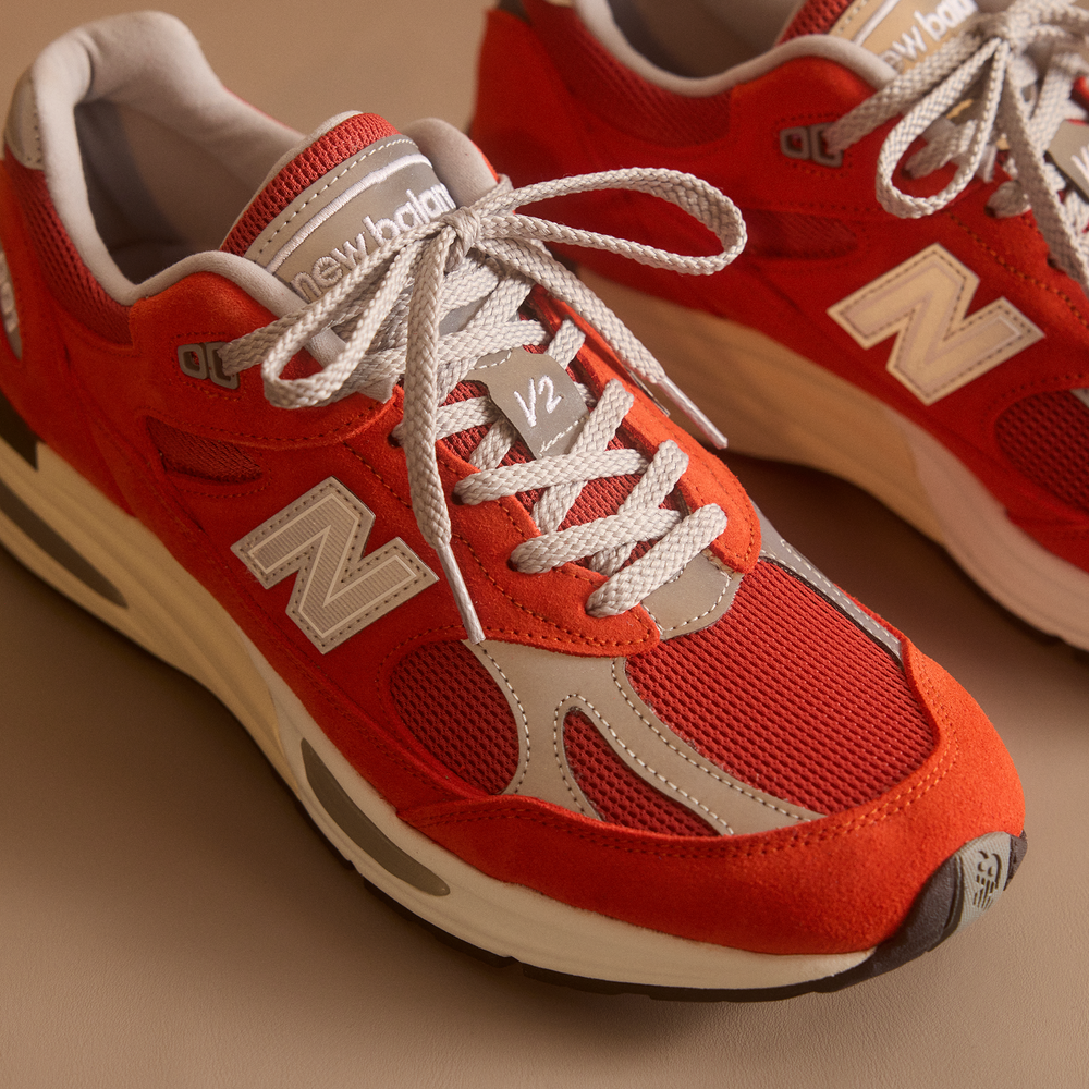 Buty unisex New Balance U991VO2 – czerwone
