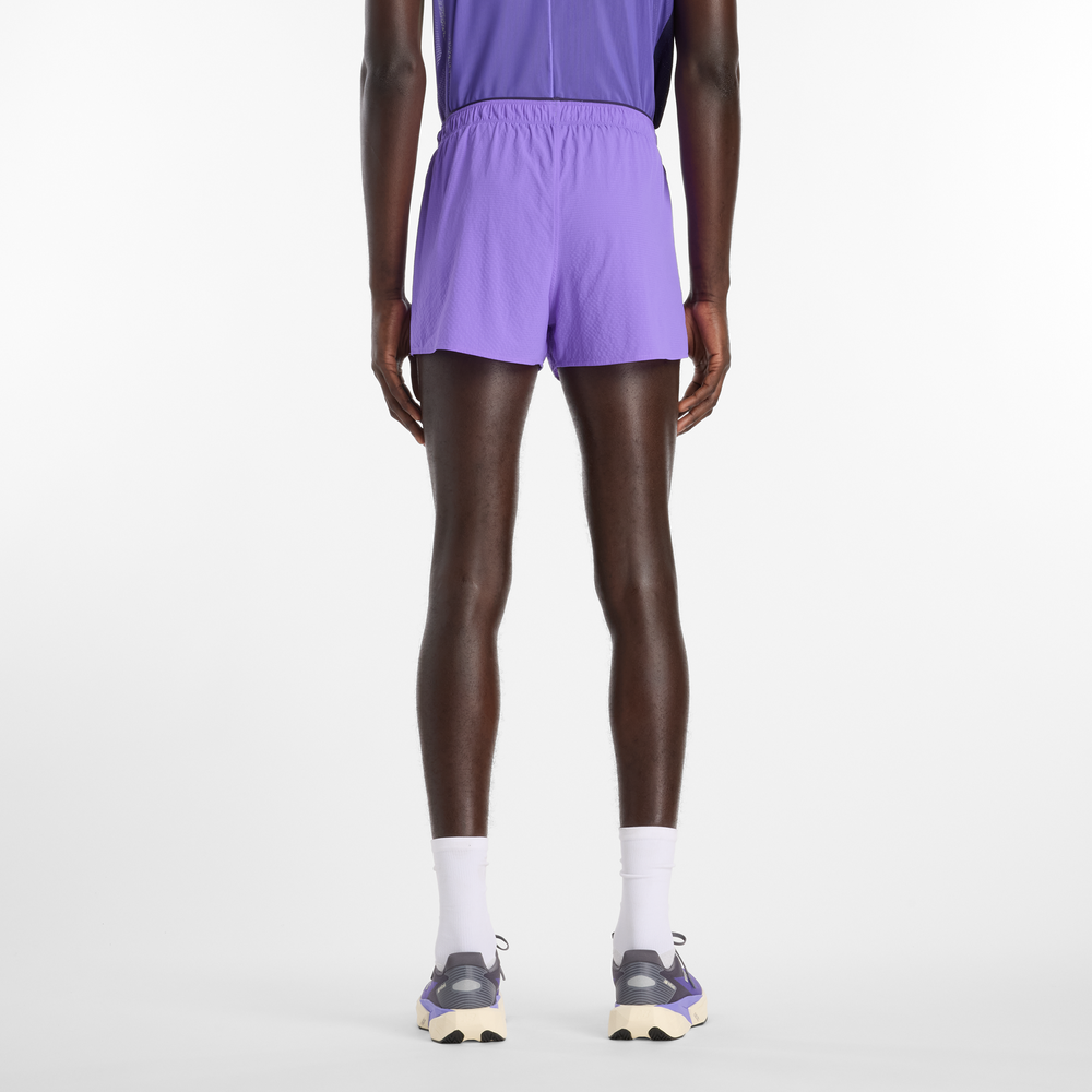 Spodenki męskie New Balance MB6140TLEPU – fioletowe