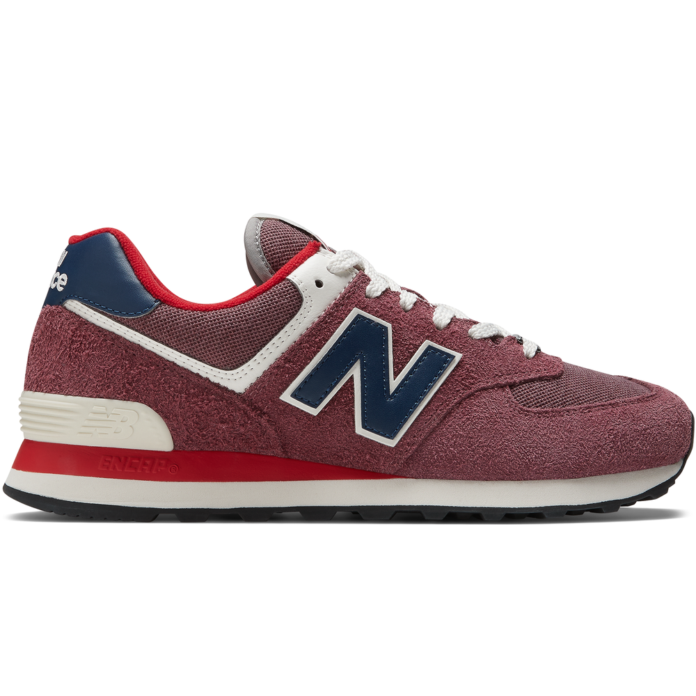 Buty unisex New Balance U574RX2 – bordowe