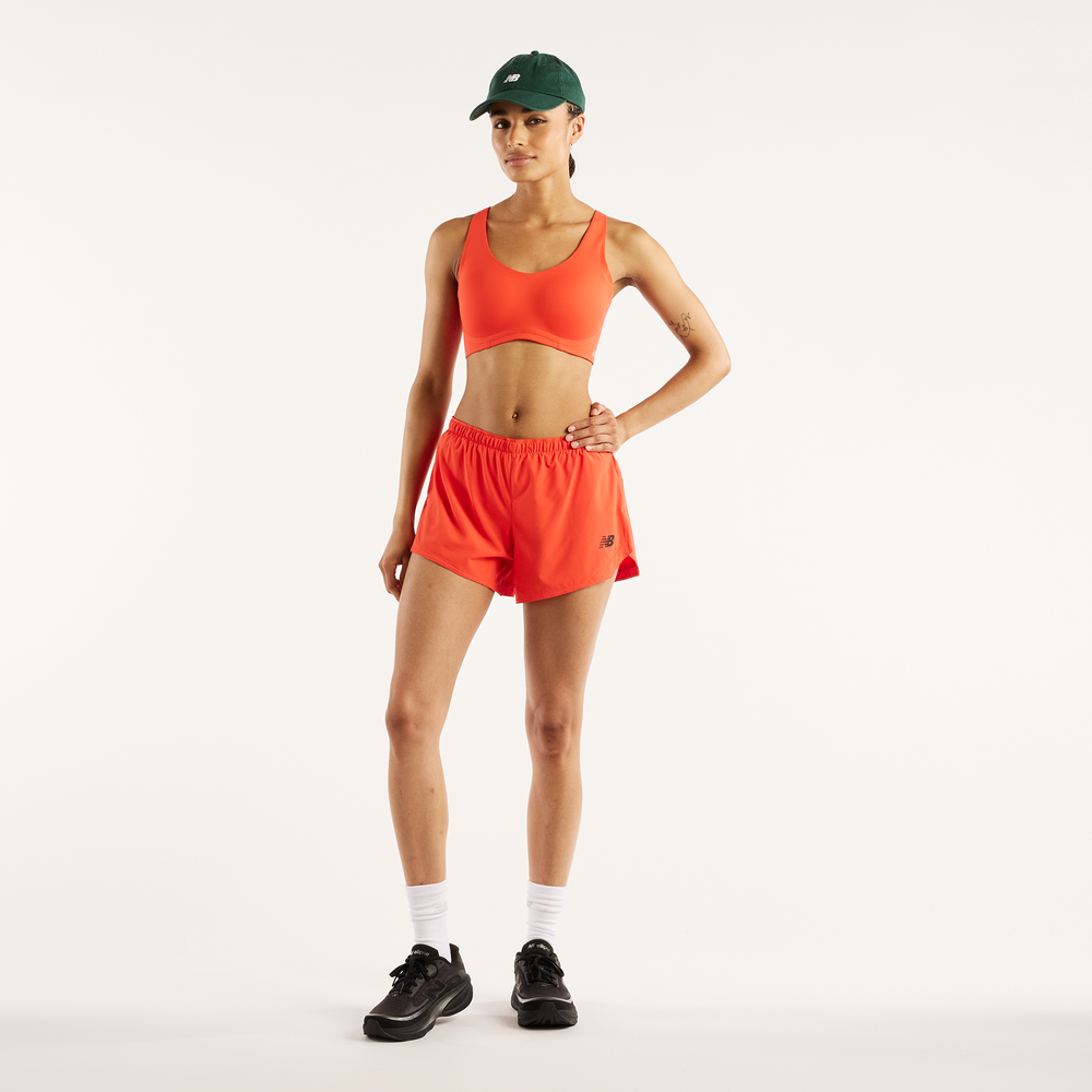 Spodenki damskie New Balance RC Essential – pomarańczowe