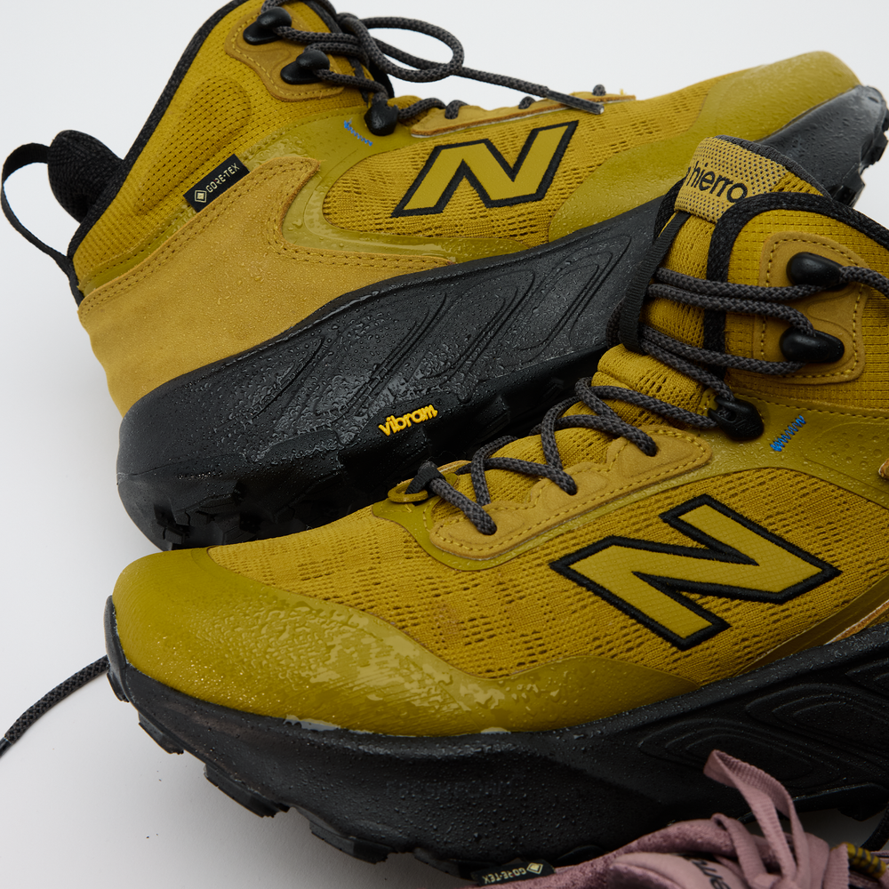 Buty męskie New Balance Fresh Foam X Hierro Hiker Gore-Tex v9 MHIMC319 – żółte