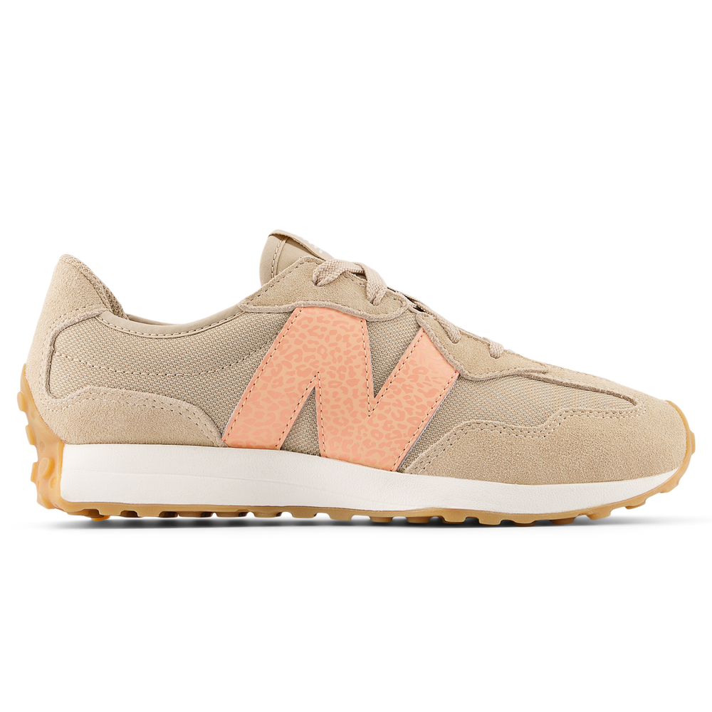 Buty dziecięce New Balance GS327WO – beżowe