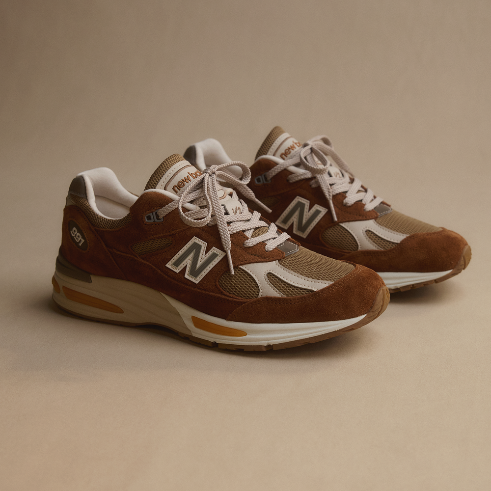 Buty unisex New Balance U991GB2 – brązowe