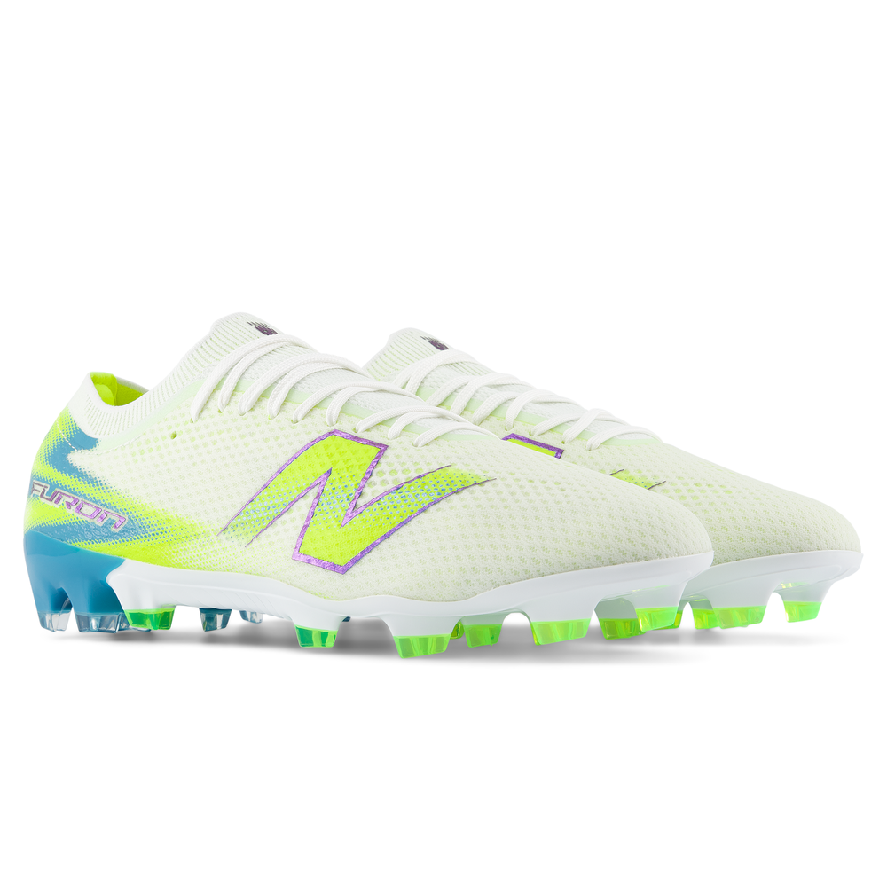 Korki męskie New Balance FURON PRO FG V9 UF2F2D2 – białe