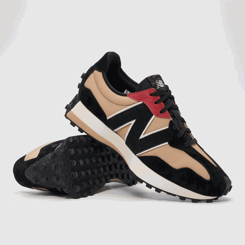 Buty New Balance U327CNP – czarno–brązowe
