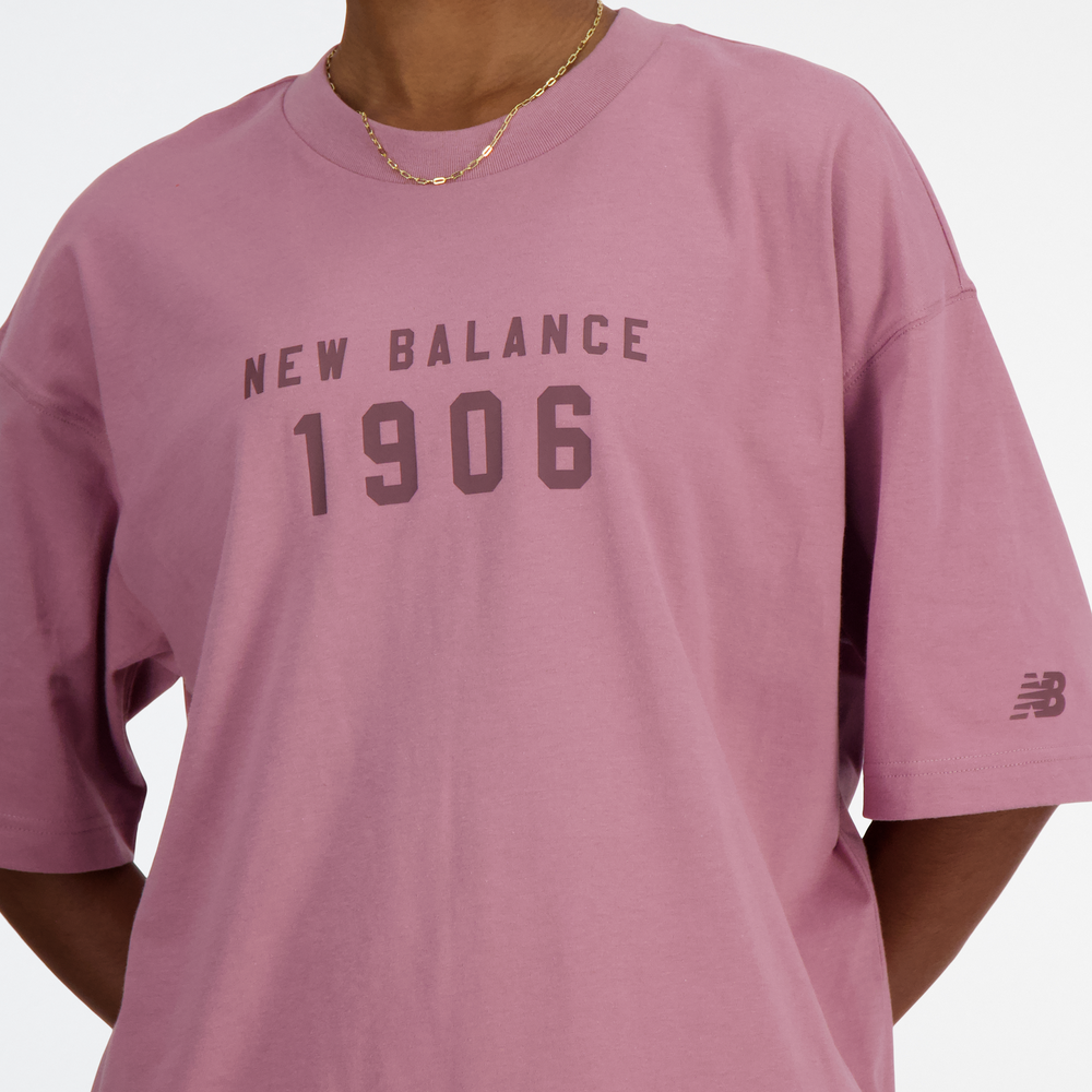 Koszulka damska New Balance WT41519RSE – różowa