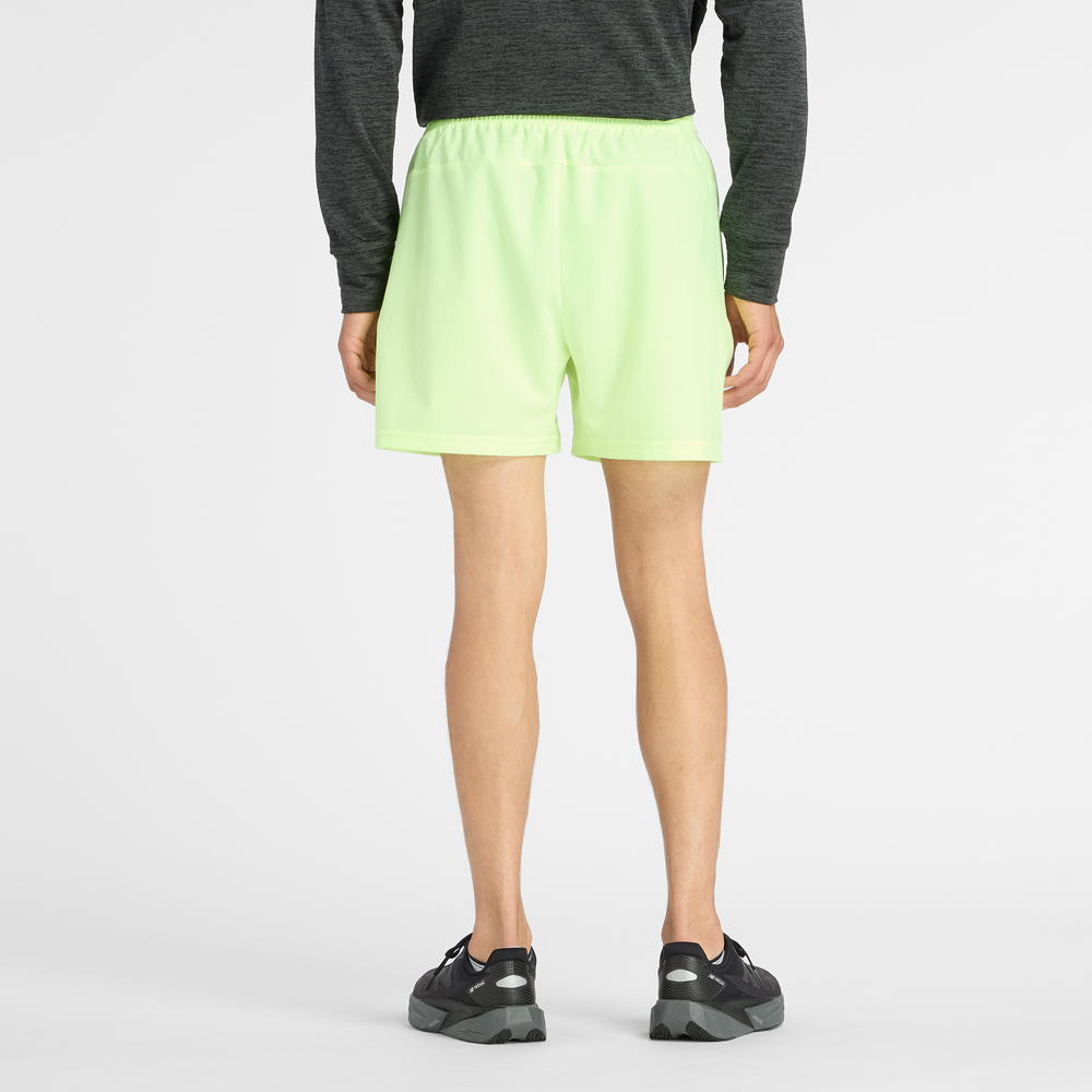 Spodenki męskie New Balance MS41227AFG – zielone