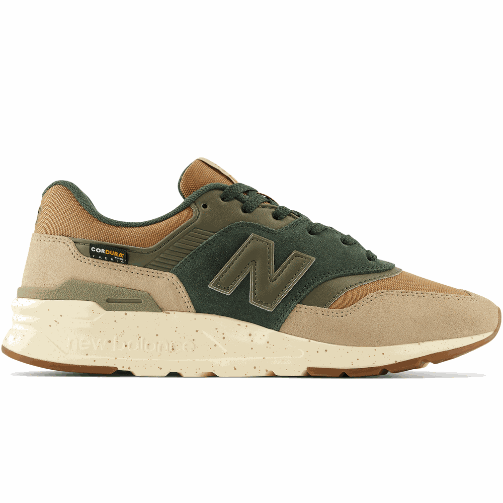 Buty męskie New Balance CM997HTW – brązowo–zielone