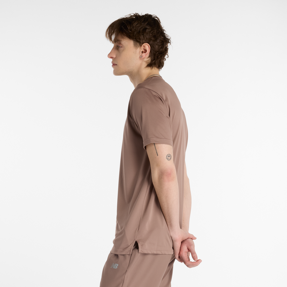 Koszulka męska New Balance MT41222EAS – brązowa
