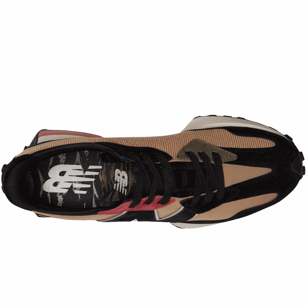 Buty New Balance U327CNP – czarno–brązowe