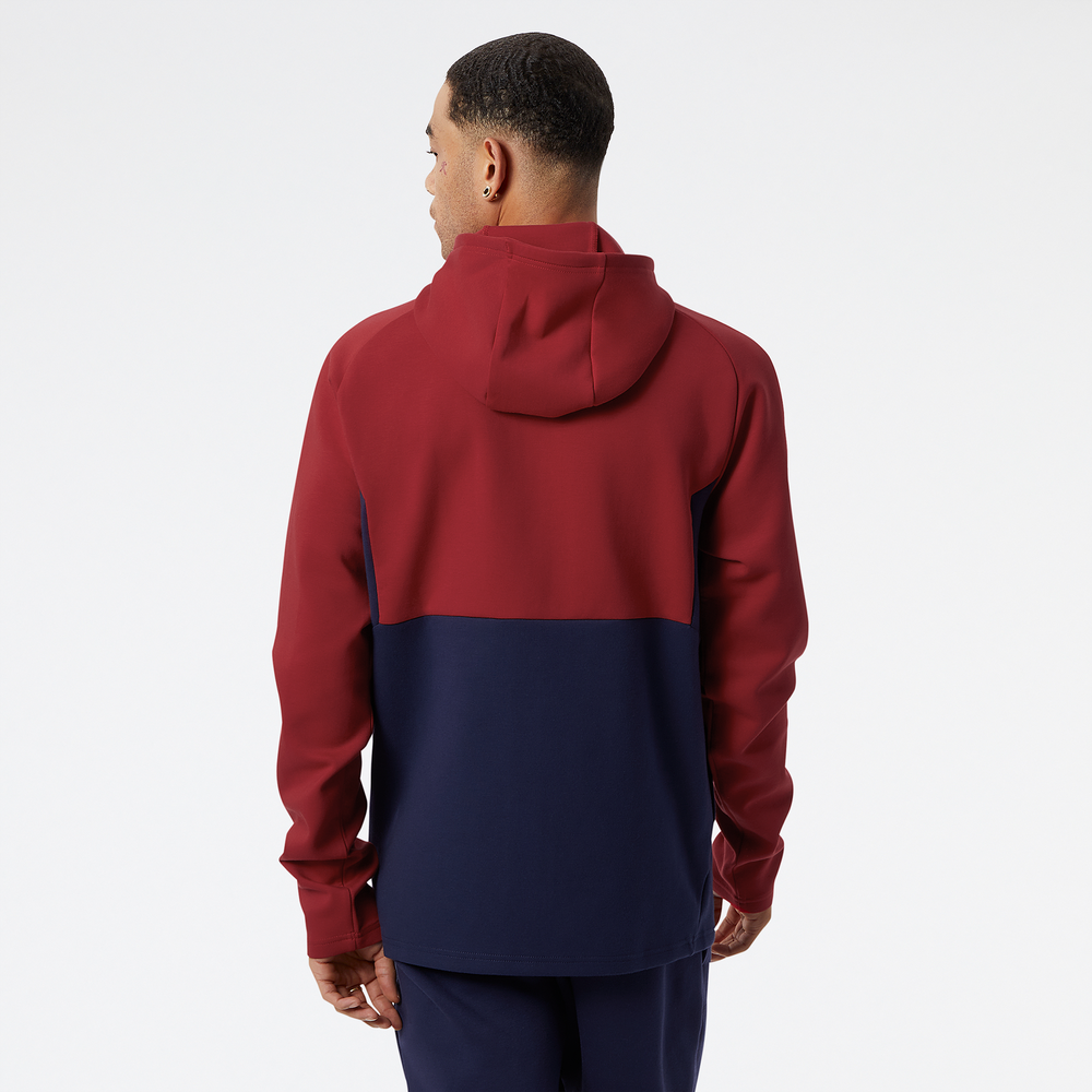 Bluza New Balance MT231235RDP – granatowo–czerwona