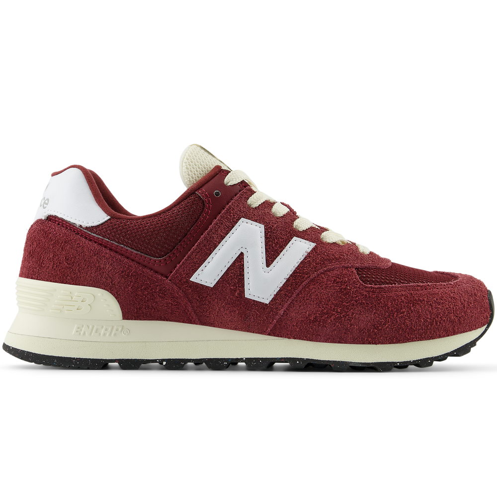 Buty unisex New Balance U574RBK – bordowe