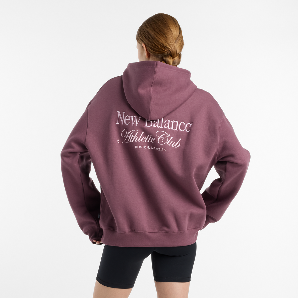 Bluza damska New Balance WT51947FDP – bordowa