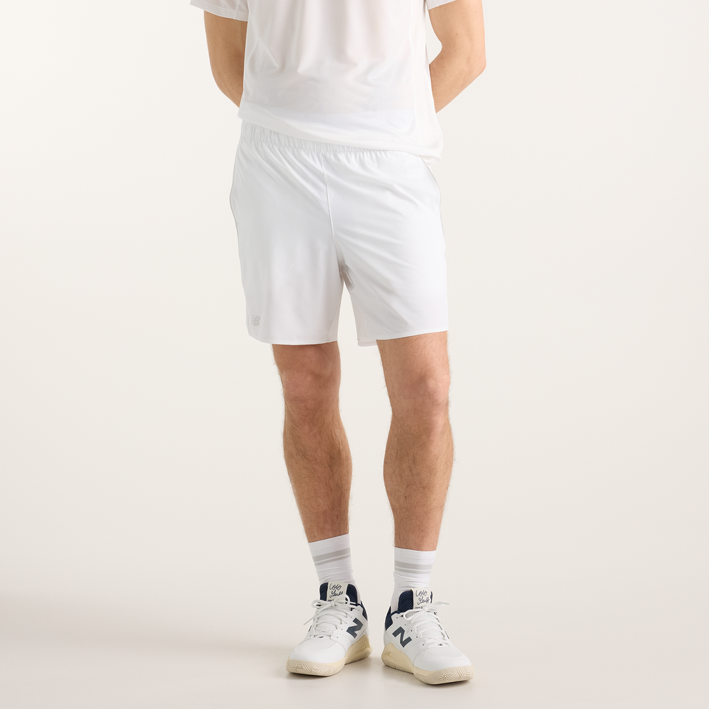 Spodenki męskie New Balance MB61V34TWT – białe
