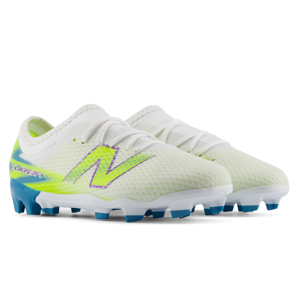 Korki dziecięce New Balance FURON TEAM JNR FG V9 YF3F3V9 – białe