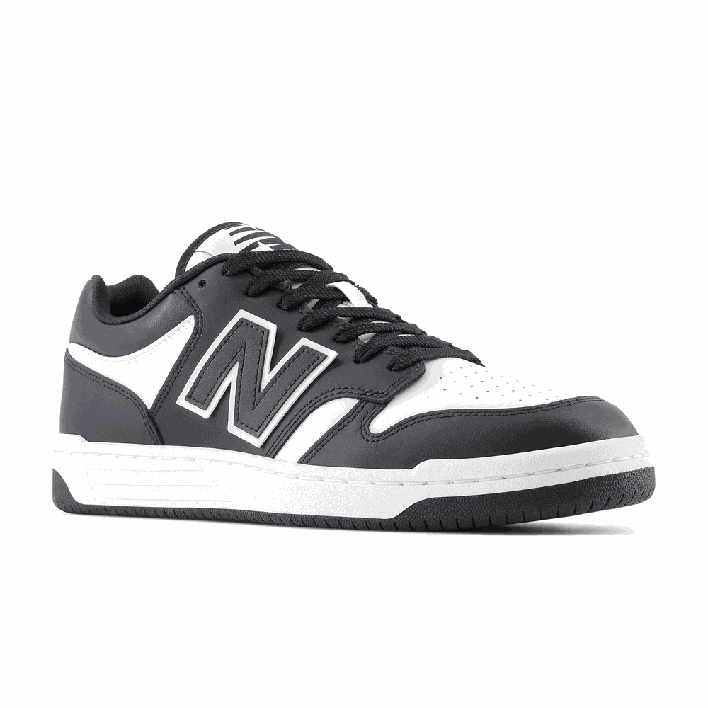 Buty unisex New Balance BB480LBA – czarno-białe