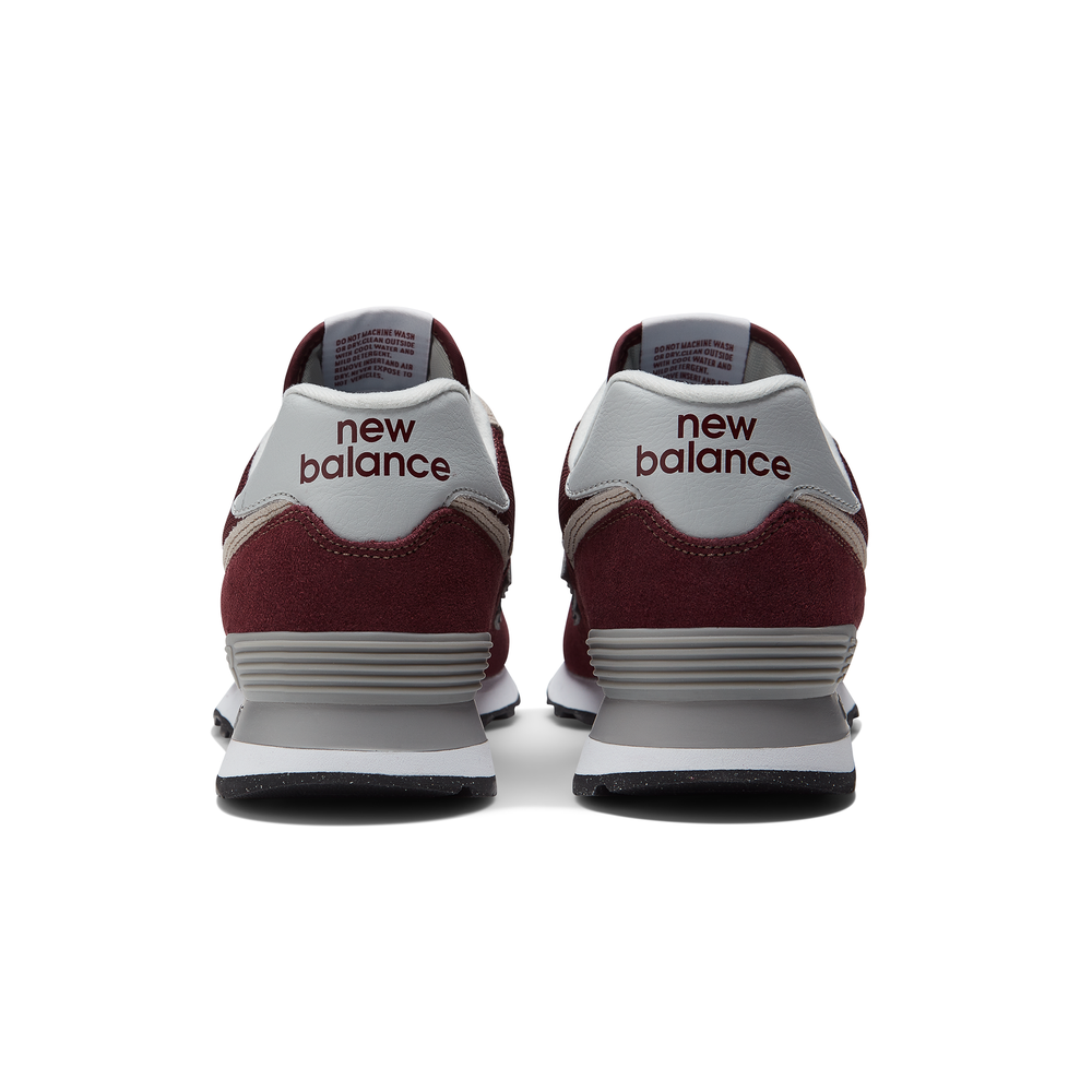 Buty męskie New Balance ML574EVM - bordowe