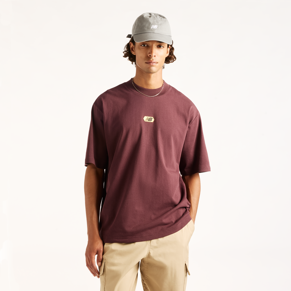 Koszulka męska New Balance MT62D1MAYLR – bordowa