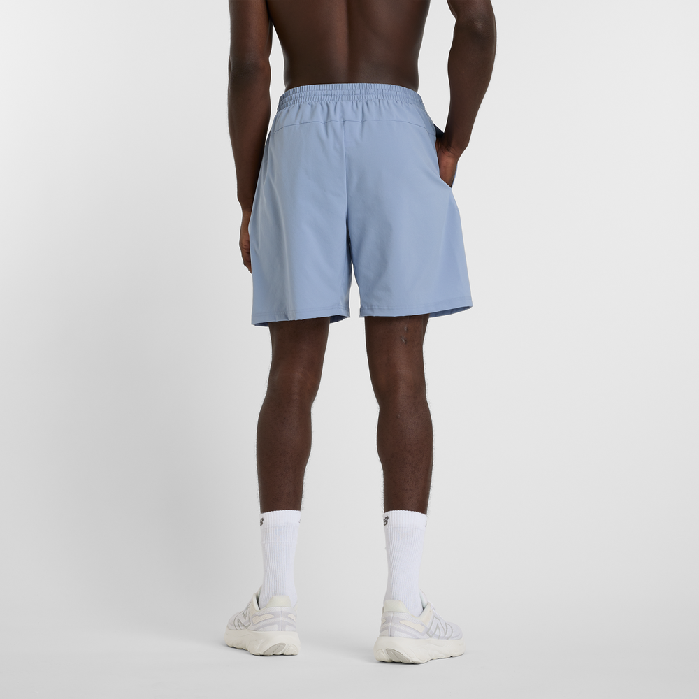 Spodenki męskie New Balance MS41232DUS – niebieskie