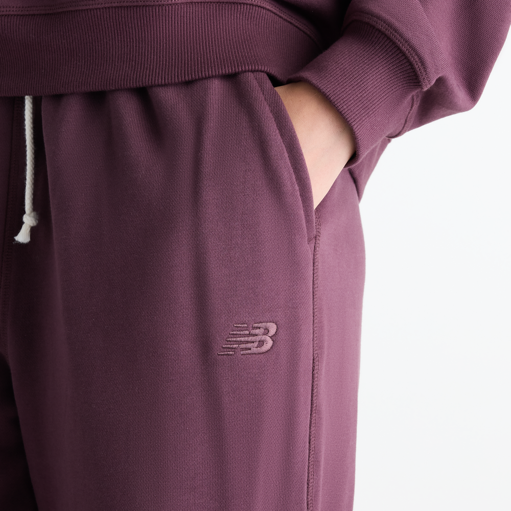 Spodnie damskie New Balance Athletics – fioletowe