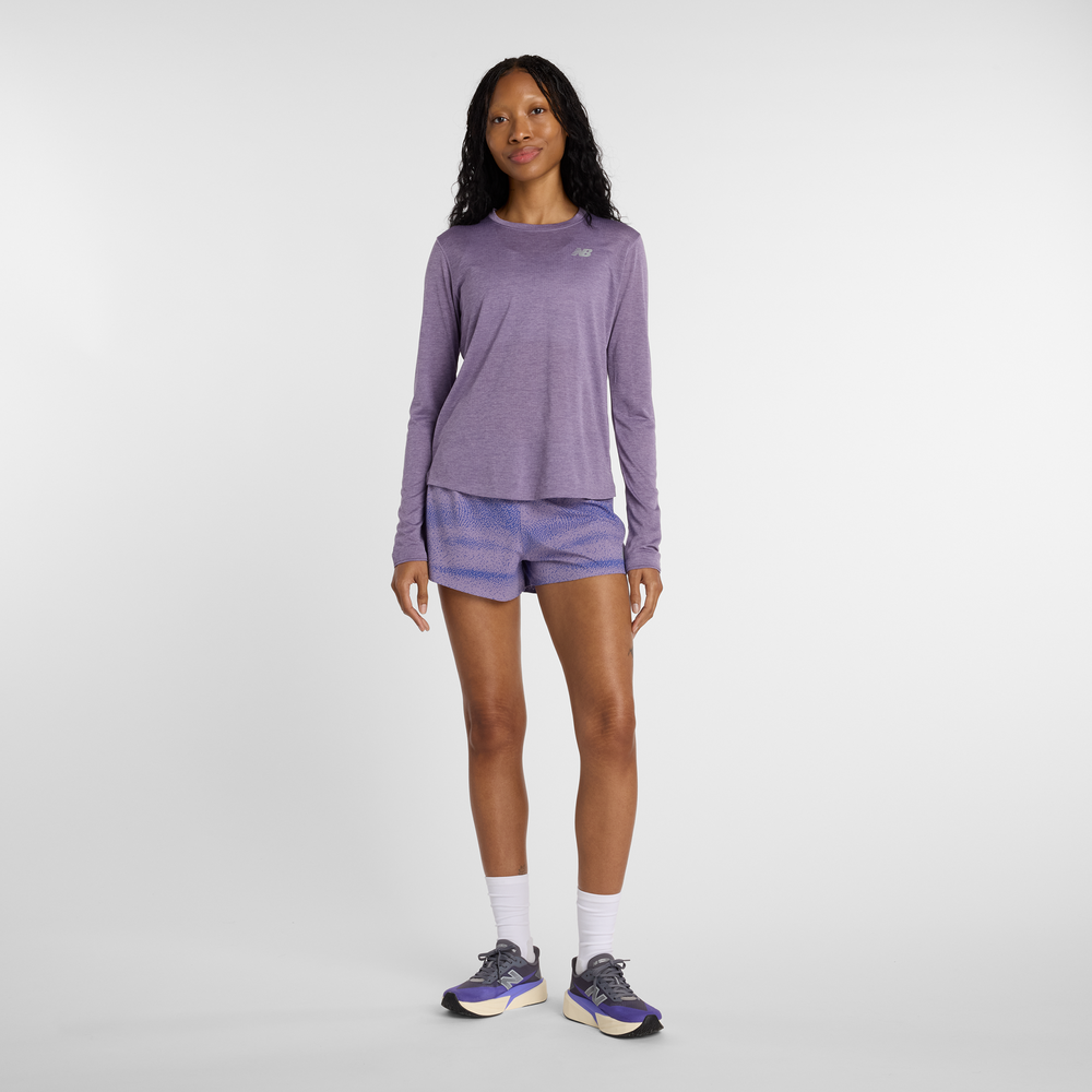 Spodenki damskie New Balance WB6177WSAA5 – fioletowe