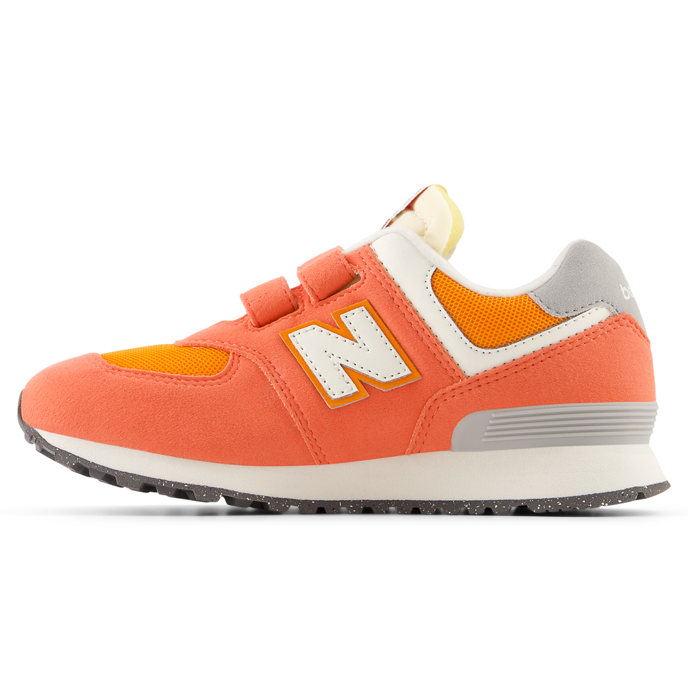 Buty dziecięce New Balance PV574RCB – pomarańczowe