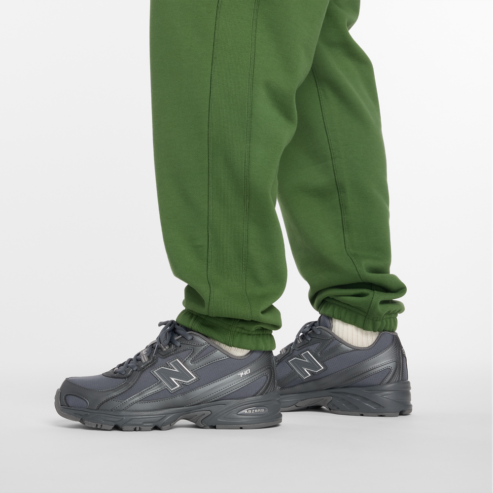 Spodnie męskie New Balance MP41508DAE – zielone