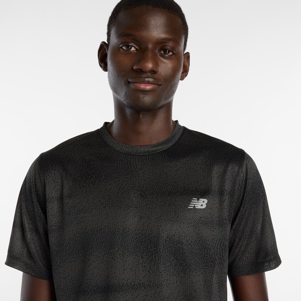 Koszulka męska New Balance MT61G4S7BGR – czarna