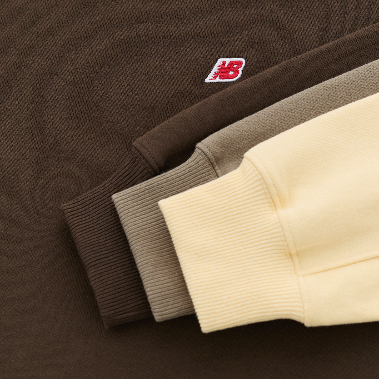 Bluza męska New Balance MADE in USA MT43541RHE – brązowa