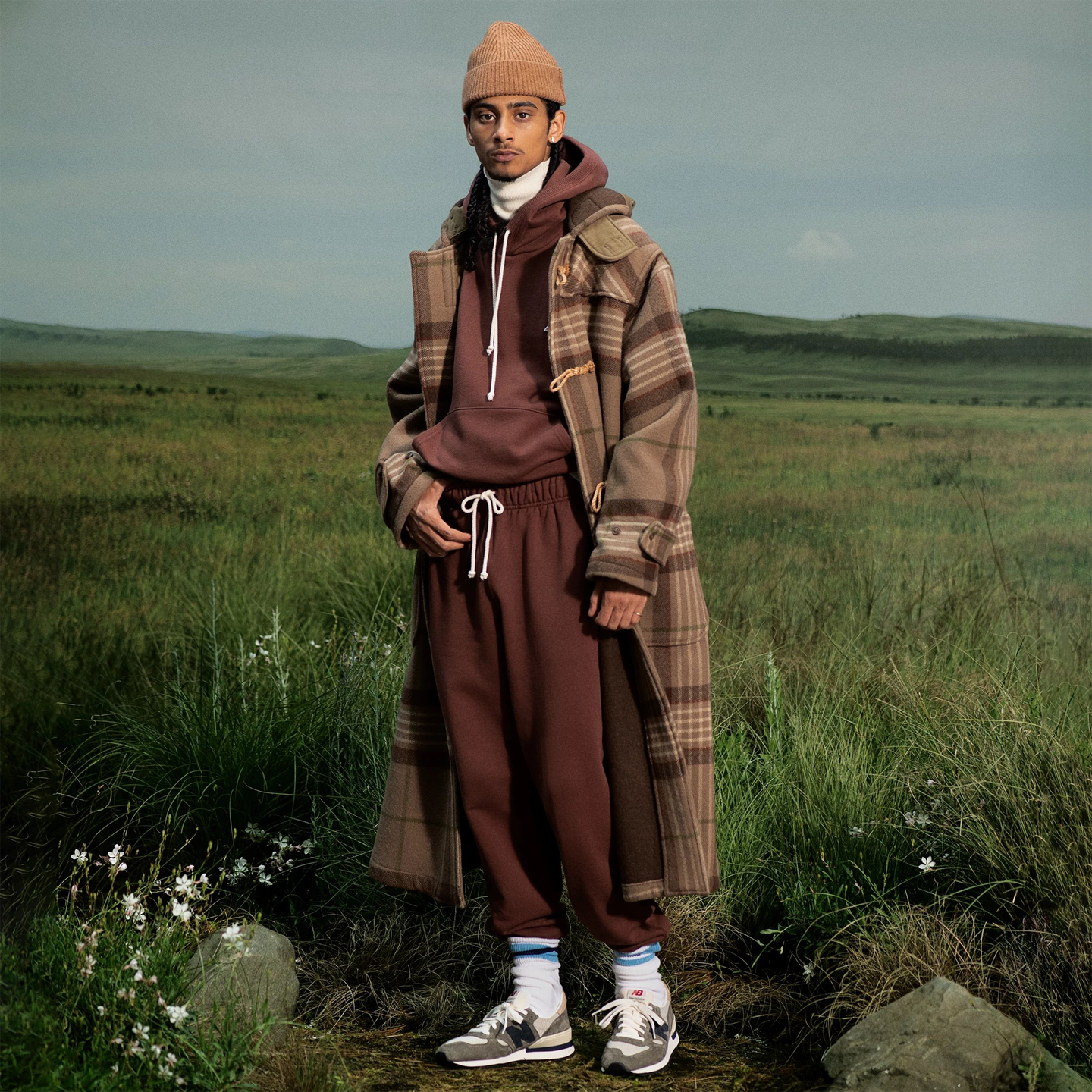 Spodnie męskie New Balance MADE in USA MP21547MTN – zielone