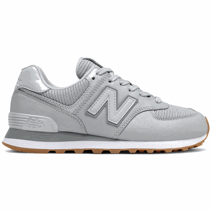 Buty Klasyczne New Balance WL574PMA damskie, srebrne