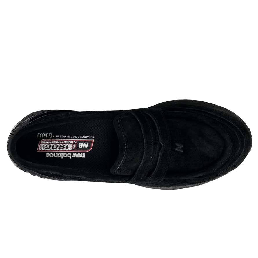 靴 New Balance U1906LNT Black Suede 23.5 NEW BALANCE U1906LNT LOAFER BLACK SUEDE ニューバランス