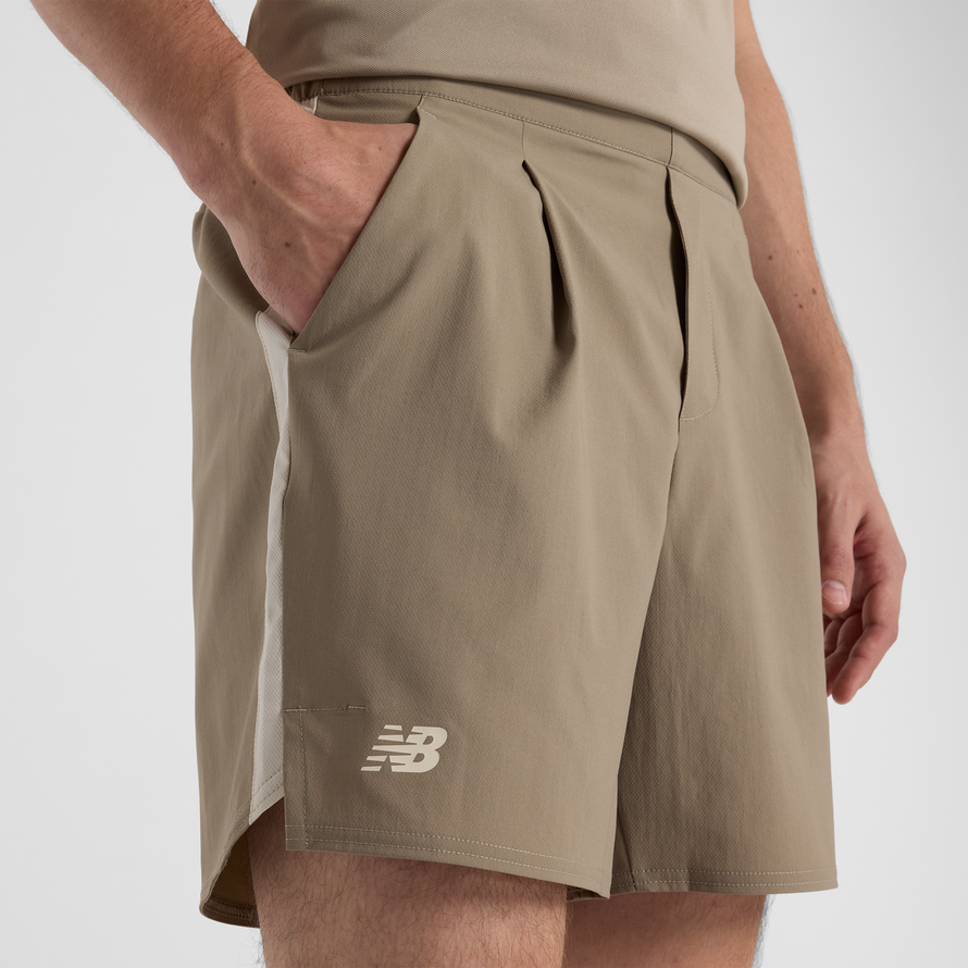 Spodenki męskie New Balance MS41401ADS – beżowe