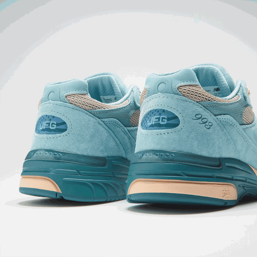 Buty męskie New Balance x Joe Freshgoods MR993JF1 – niebieskie