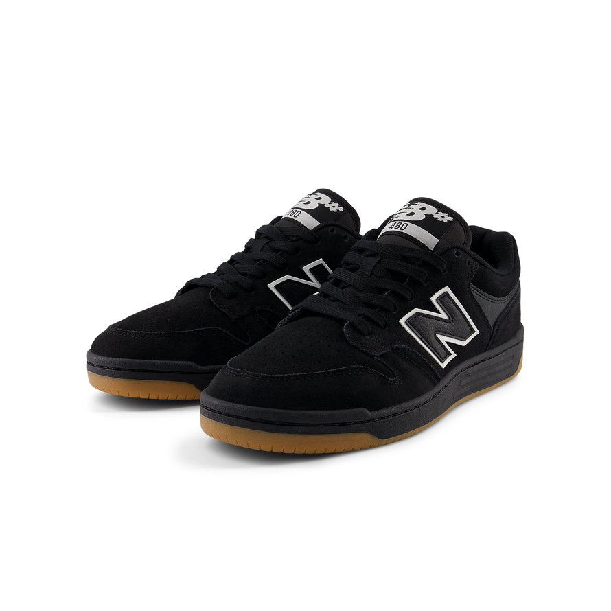 新品 NEW BALANCE NUMERIC 480 NM480SBW New Balance Numeric 480 'Black White Gum' - NM480SBW | Solesense