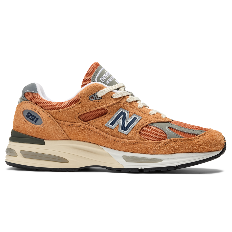 Buty unisex New Balance U991OV2 – pomarańczowe