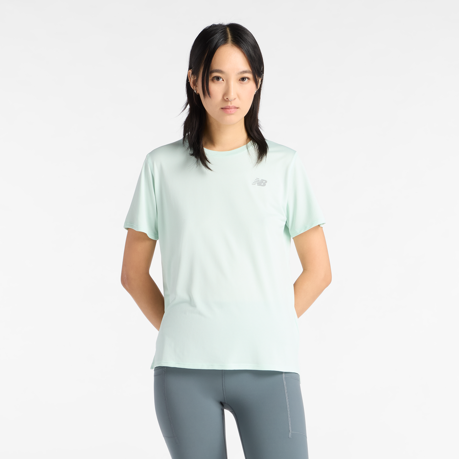 Koszulka damska New Balance WT41222COJ – miętowa