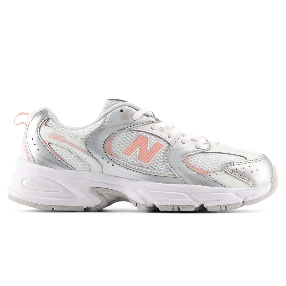 Buty dziecięce New Balance G5308SR – srebrne