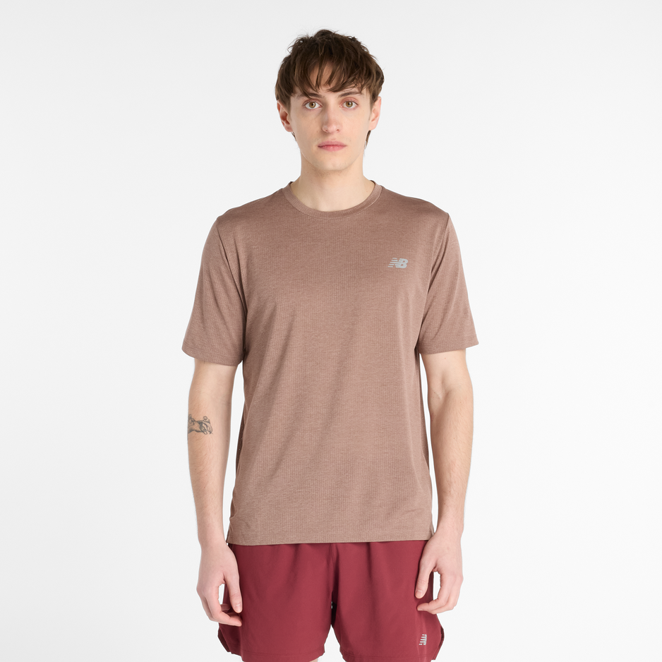 Koszulka męska New Balance MT41253EAT – beżowa