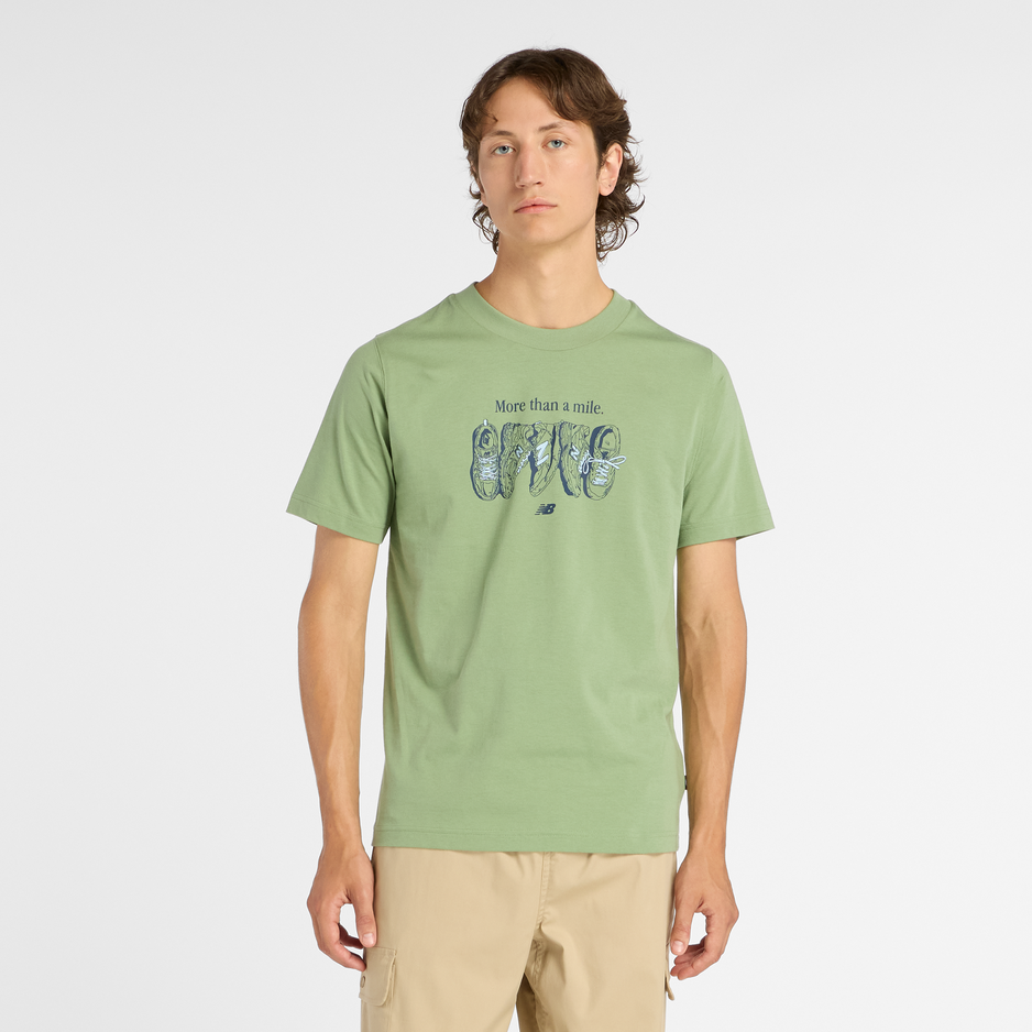 Koszulka męska New Balance MT61778SAAR – zielona