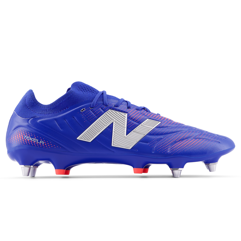 Korki męskie New Balance TEKELA PRO SG V5 ST2SLMP5 – niebieskie