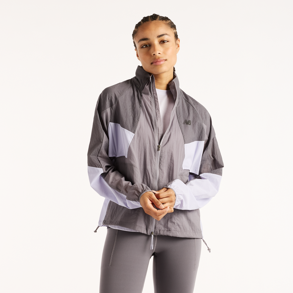 Kurtka damska New Balance WJ62G9ZUAA9 – szara