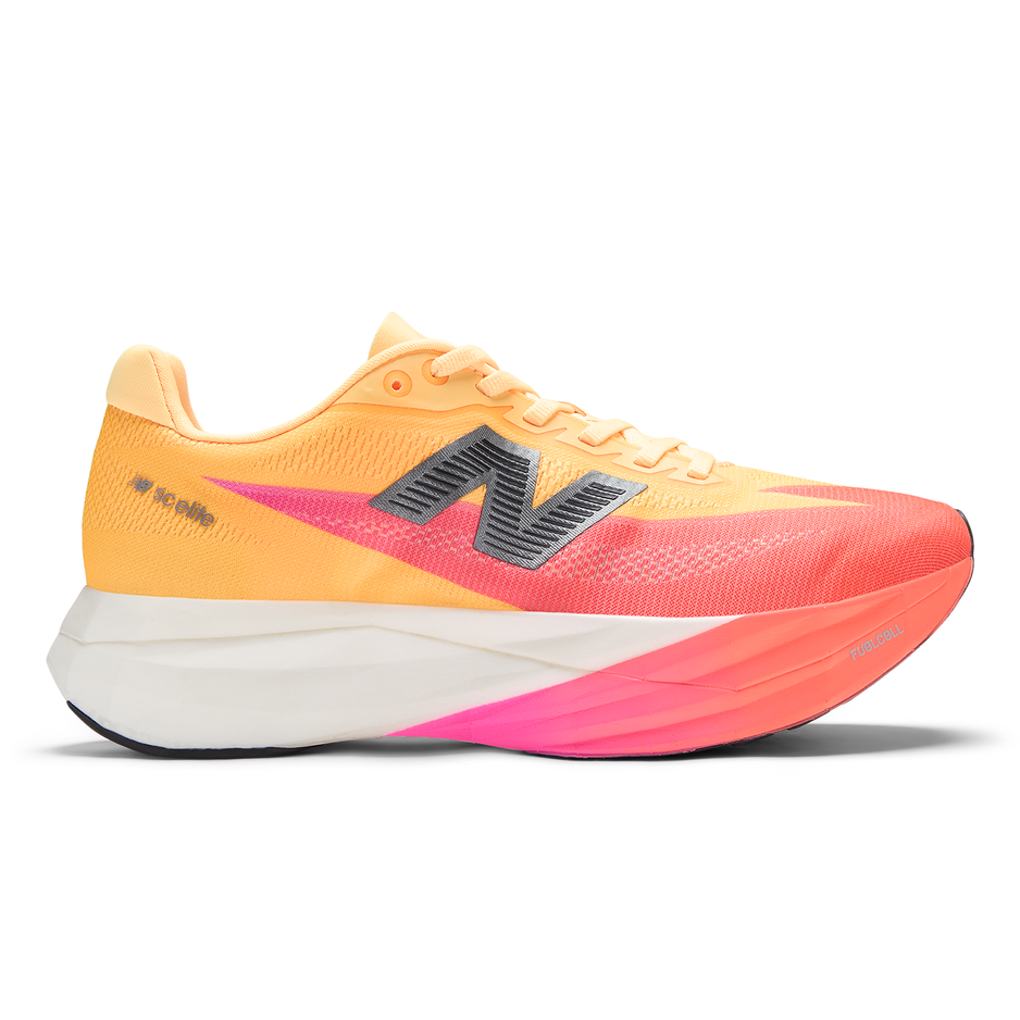 Buty damskie New Balance FuelCell SC Elite V5 WRCEL4JM – pomarańczowe