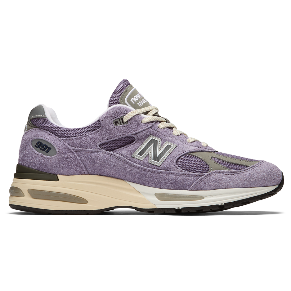 Buty unisex New Balance U991LV2 – fioletowe