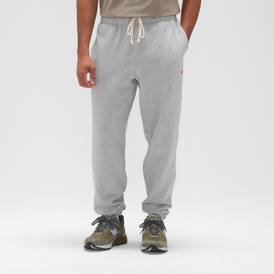 Spodnie męskie New Balance MADE in USA MP43547AG – szare